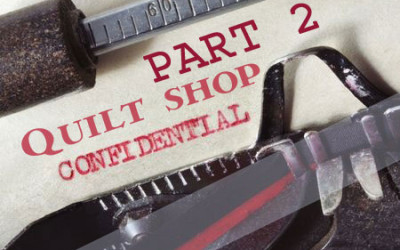 Quilt Shop Confidential – Part Two, A Thoughtful Rally Cry